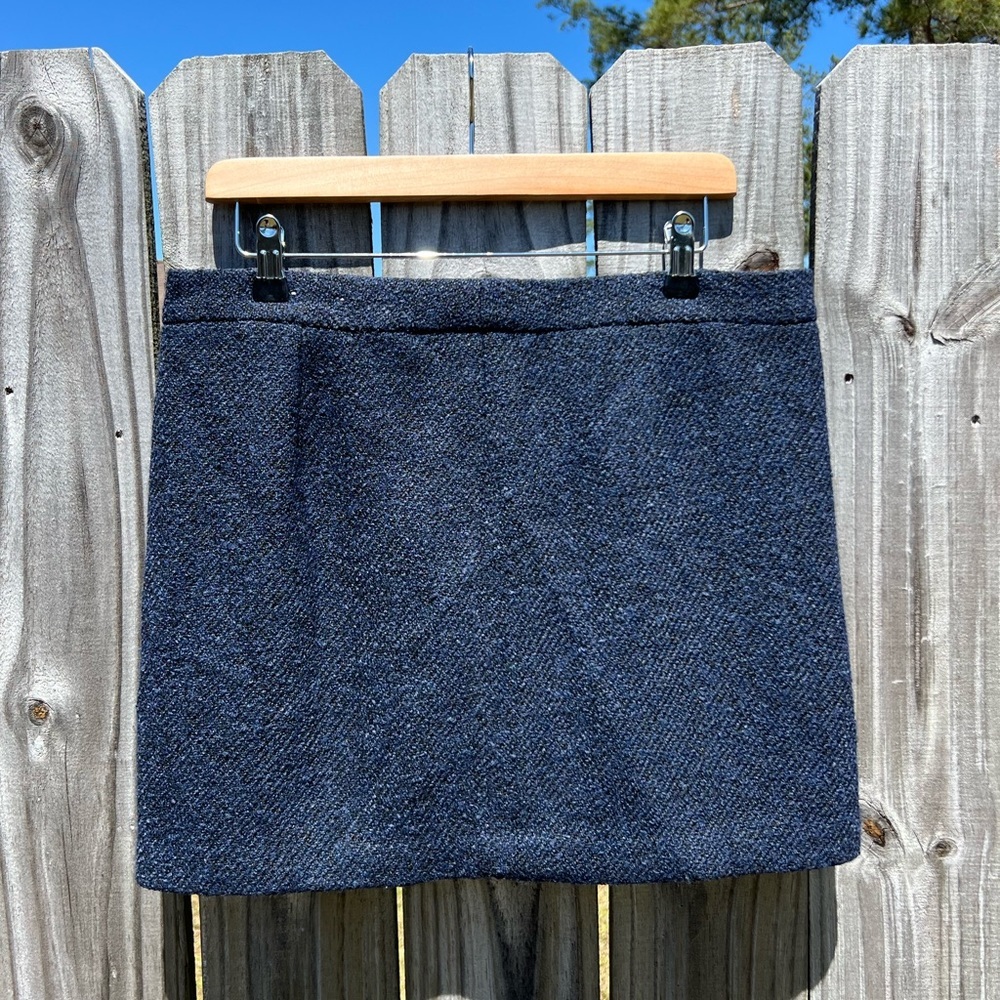 NWOT: Gap: Navy Blue Wool Skirt: Size US8